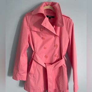 Beautiful Barbie Pink DKNY Trench coat in XS